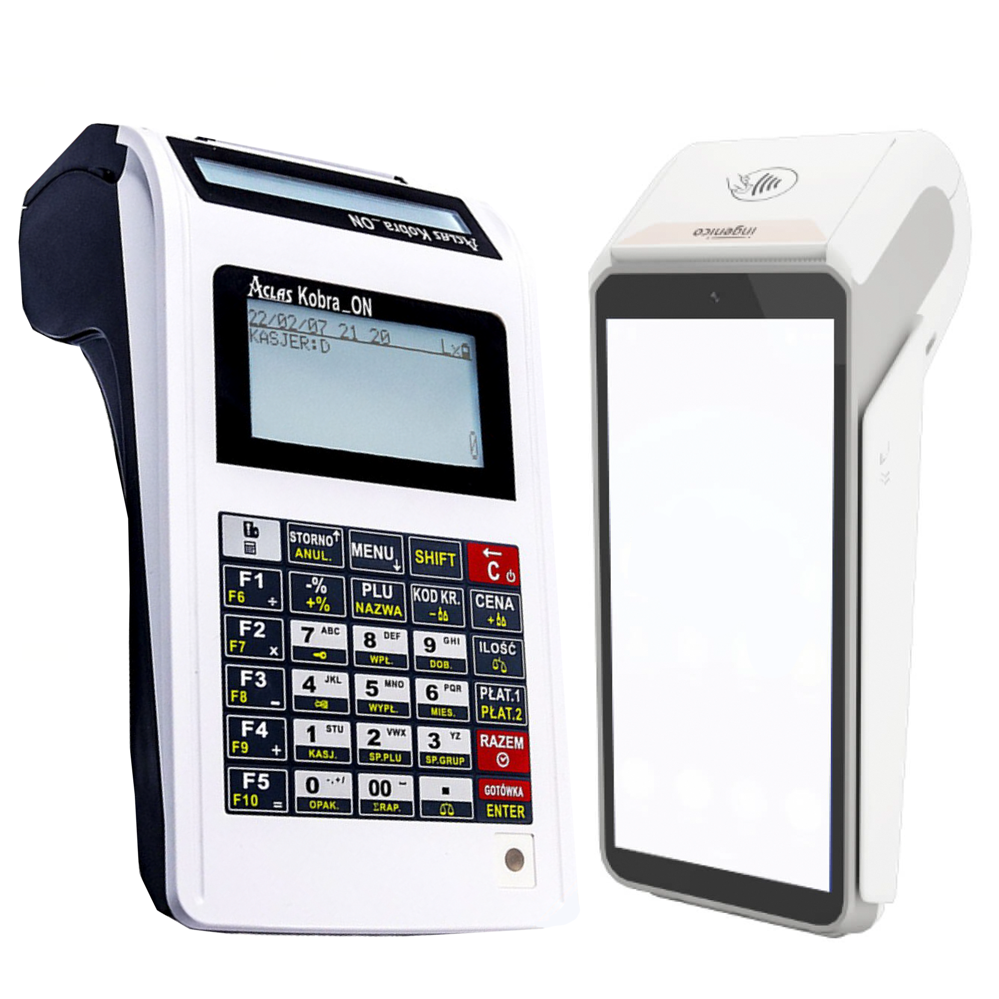 Biały Zestaw ACLAS Kobra + Terminal Ingenico DX8000