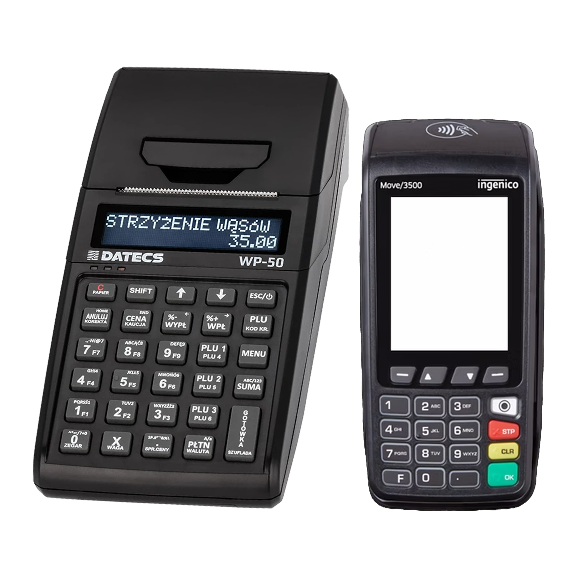 Kasa fiskalna DATECS WP-50 PLUS + Terminal płatniczy